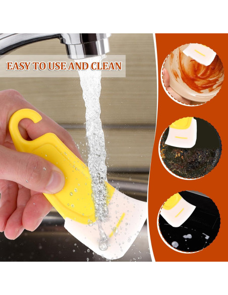 4 Piezas Espátula de Silicona JJUNW para Cocina 13x5cm