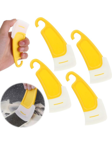 4 Piezas Espátula de Silicona JJUNW para Cocina 13x5cm