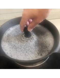 Esponja de Limpieza para Sartén Hierro Fundido Toiserns 2