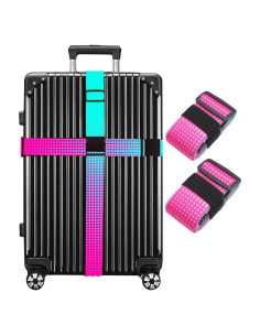 Correas de Equipaje XiOiOiX Ajustables 203 cm Nylon Punto Gradiente