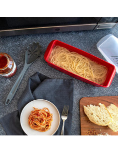 Cocinero de Pasta Nordic Ware 6.4 Tazas Microondas Rojo 2