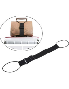 Paquete de 2 correas de equipaje DraCra elásticas 26-40 cm 2