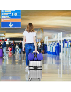 Correa de Equipaje Bungee RUMILLA Ajustable 10kg Negro 2