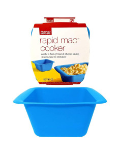 Rapid Mac Cooker Azul - Cocina Macarrones con Queso en 5 Min 2