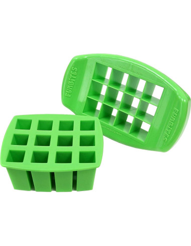 Cortador de Comida para Niños FunBites Verde 15x9 cm