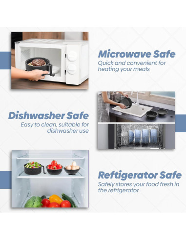 Juego de tazones para ramen HeyCero 1,18L apto microondas