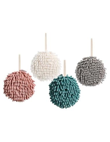 Toallas de Mano Chenille TUICARE 4 Pcs Secado Rápido