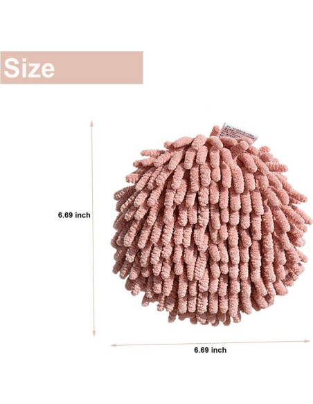 Toallas de Mano Chenille TUICARE 4 Pcs Secado Rápido