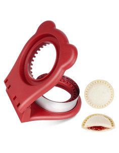 Cortador y Sellador de Sándwich Jsroroda 10 cm Rojo BPA Free