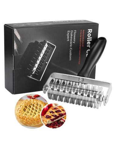 Cortador de Rodillo de Lattice WarmHut - Acero Inoxidable 20.8x14.4 cm