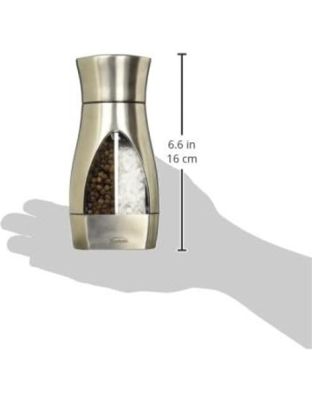 Molino Manual 2-en-1 Trudeau Acero Inoxidable 19 cm