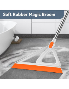 Escoba Mágica Multifuncional Nodirz 134 cm Naranja 2