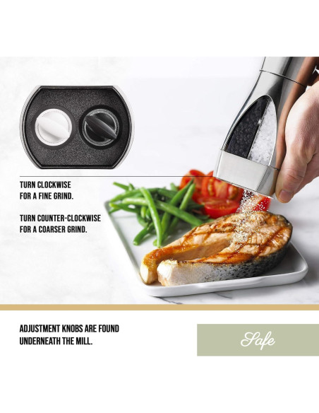 Molino Manual 2-en-1 Trudeau Acero Inoxidable 19 cm