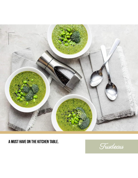 Molino Manual 2-en-1 Trudeau Acero Inoxidable 19 cm