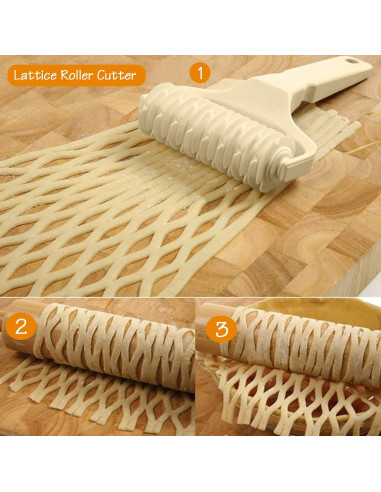 Cortador de Rodillo de Rejilla Aonagi para Pastelería