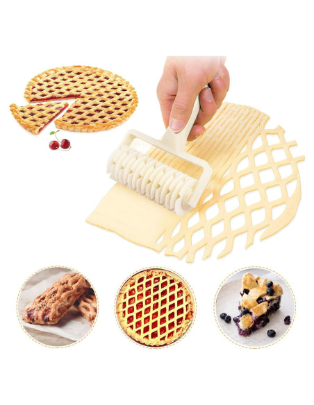 Cortador de Rodillo de Rejilla Plant Castle para Hornear