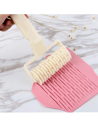 Cortador de Rodillo de Rejilla Plant Castle para Hornear