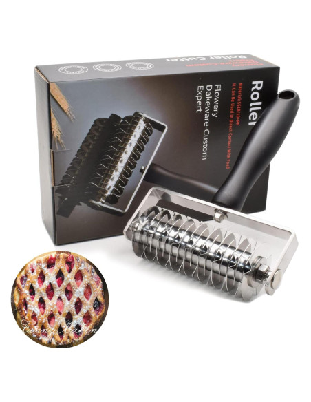 Cortador de Masa con Rodillo Rejilla EVNSIX Acero Inoxidable