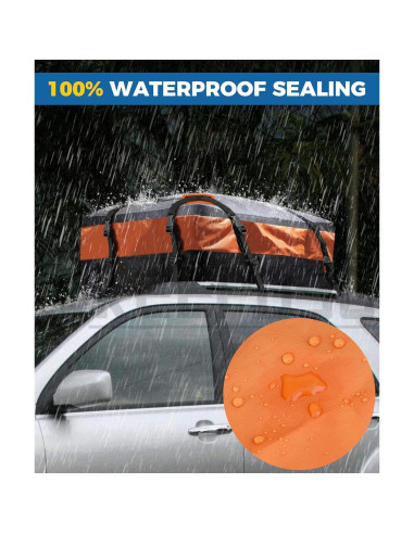 Portaequipajes de Techo UBOG 15 Pies Cúbicos Impermeable