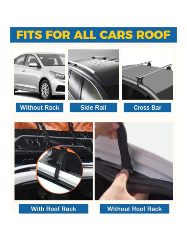 Portaequipajes de Techo UBOG 15 Pies Cúbicos Impermeable