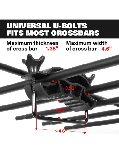 Portaequipajes de Techo WEIZE 54" con Bolsa y Red
