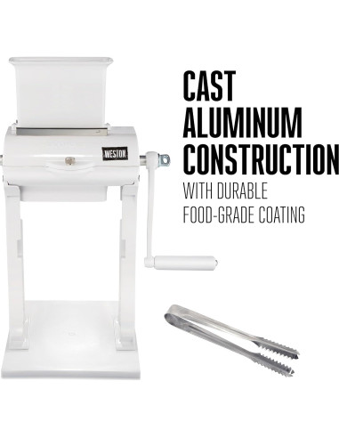 Aplanadora de Carne Manual Weston 07-3101-W-A 11.43 cm