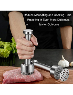 Ablandador de Carne Kloahmo Acero Inoxidable 21 Agujas 2