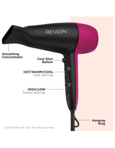 Secador de Pelo Revlon Perfect Match 1875W Cerámico Iónico 2