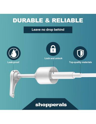 Dispensador de bomba Shopperals para Listerine 1L - BPA libre