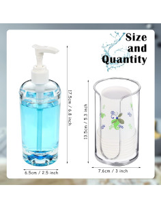 Dispensador de Enjuague Bucal y Vasos Patelai 300ml 2