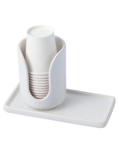 Dispensador de Vasos de Cerámica ABRUTY 3-4 oz Higiénico