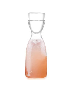 Juego de jarra y vaso DOERDO DD 600ml vidrio transparente