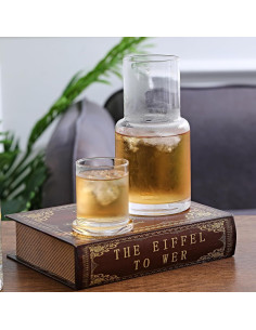 Jarra de Agua de Noche RILOST 1000ml Vidrio Transparente 2