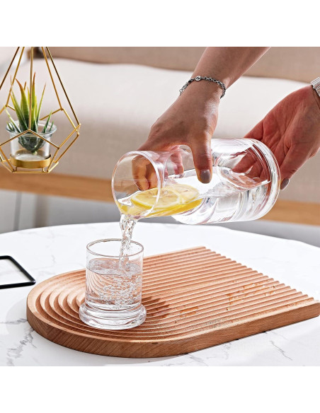 Jarra de Agua de Noche RILOST 1000ml Vidrio Transparente