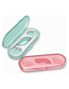 Dispensador de Hilo Dental Setaria Viridis 20 Palillos Viaje