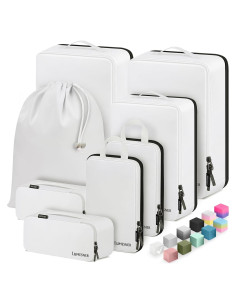 Juego de 8 Cubos de Compresión Velaybor para Viajes