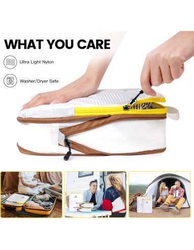 Set de Cubos de Compresión PFEYRPK 7 Piezas para Viaje