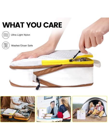 Set de Cubos de Compresión PFEYRPK 7 Piezas para Viaje