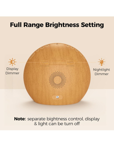 Reloj Despertador HOUSBAY con Luz de Amanecer y Sonidos