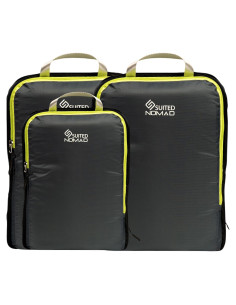 Set de Cubos de Compresión SuitedNomad 3 Piezas Gris