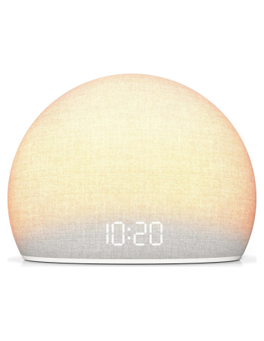 Reloj Despertador HOUSBAY con Sonidos Naturales y Luz