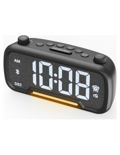 Reloj Despertador Digital ROCAM con Bluetooth y Radio FM