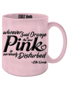 Taza Cerámica Silver Buffalo Legalmente Rubia 0.5L Naranja