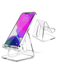Soporte de Teléfono Celular Acrílico KTRIO para Escritorio