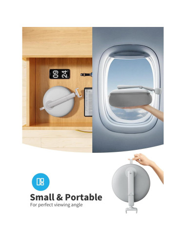 Soporte de Almohada para Teléfono Móvil SAIJI U Mini Gris