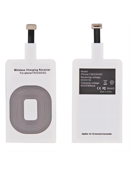 Adaptador Cargador Inalámbrico QI KUJOBUY para iPhone