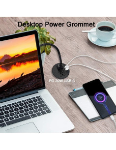 Toma de Corriente Empotrada Zeexant 65W USB-C 3 Pulgadas 2