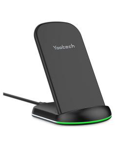 Cargador Inalámbrico Yootech 10W Soporte Carga Rápida USB-C