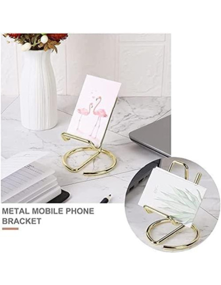 Soporte para Teléfono Móvil SIRMEDAL Metal Negro Universal