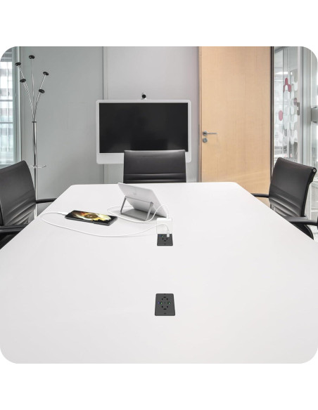 Toma de Corriente Empotrada HHSOET 45W con USB y USB-C